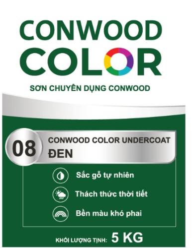 CONWOOD COLOR UNDERCOAT 08 ĐEN 5KG