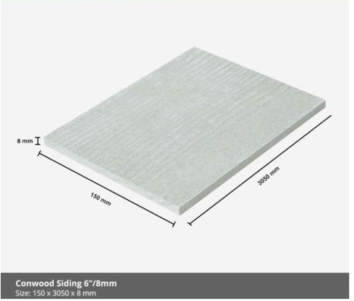 Conwood siding 6″/8mm